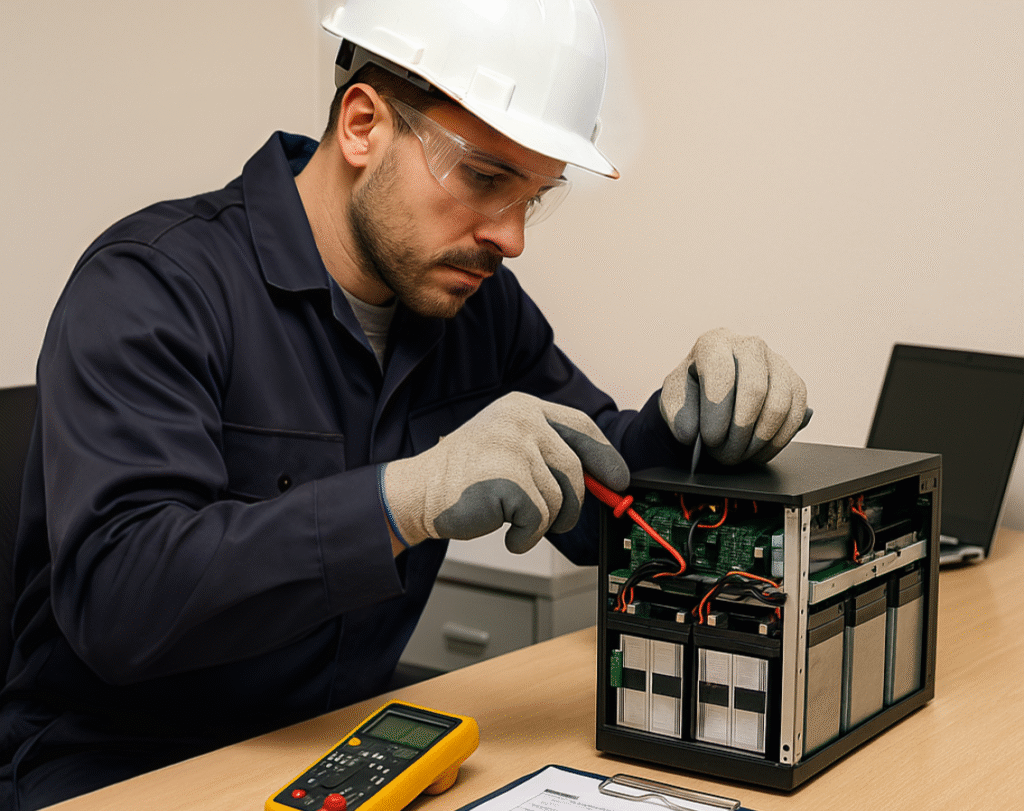 servicio de mantenimiento y reparación de UPS