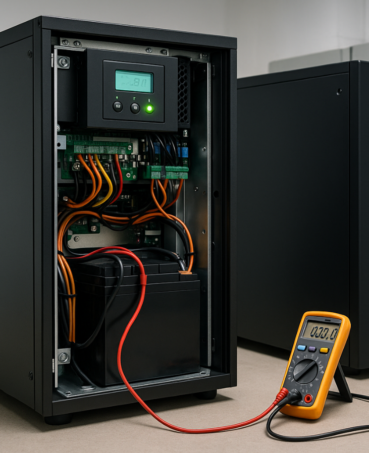 Mantenimiento y reparación de UPS para sistemas eléctricos críticos