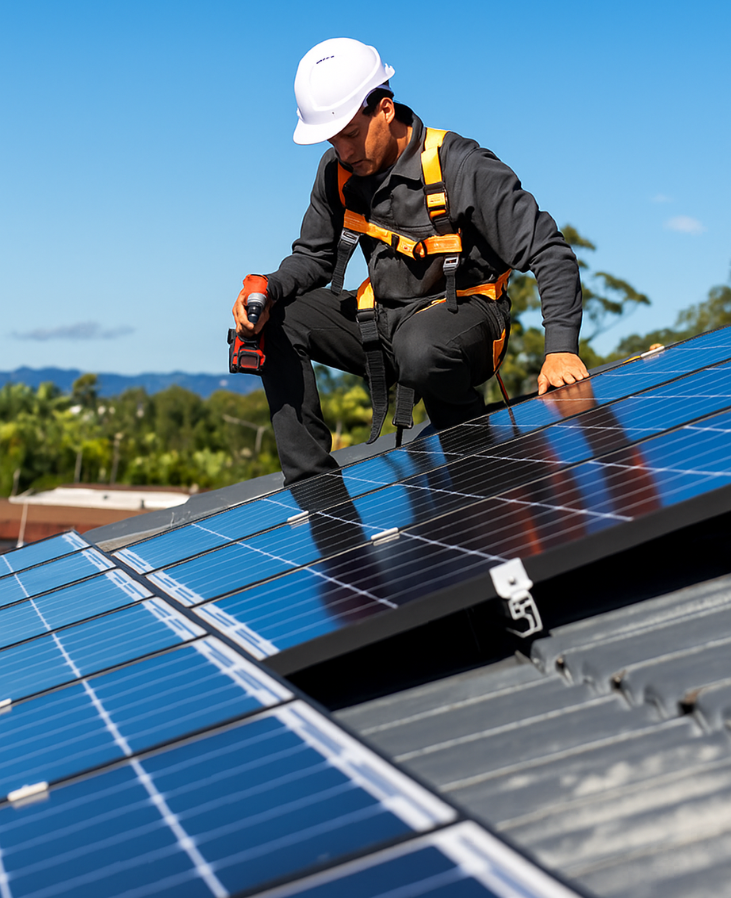 Instalación y mantenimiento de paneles solares para ahorro energético