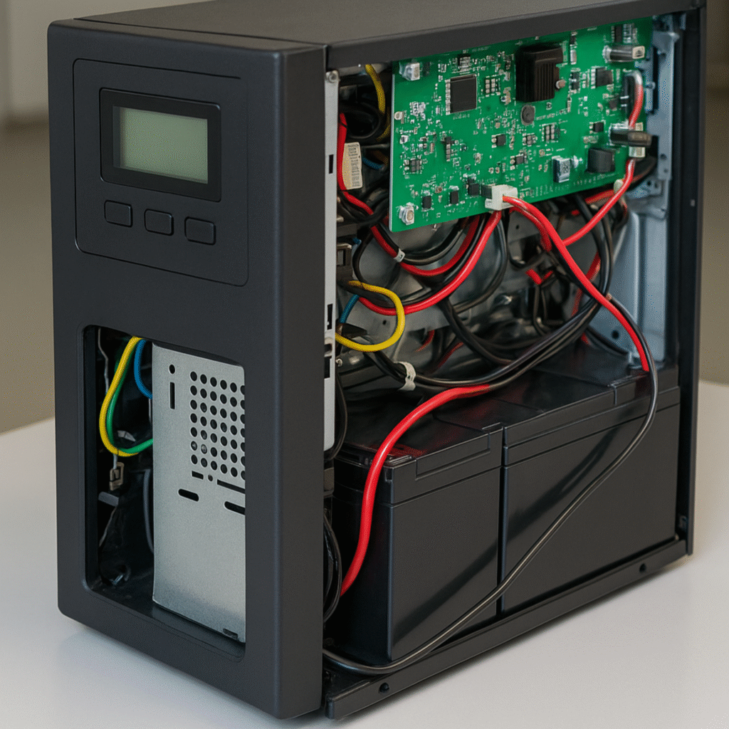 Evaluación de UPS durante mantenimiento preventivo periódico